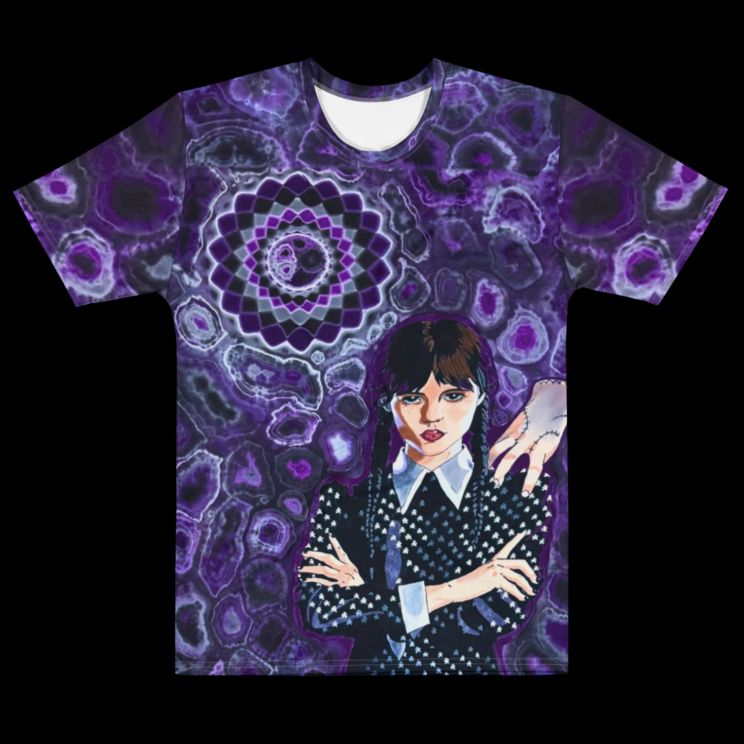 "Woe is Wednesday" by Riah Cotton Print T-Shirt