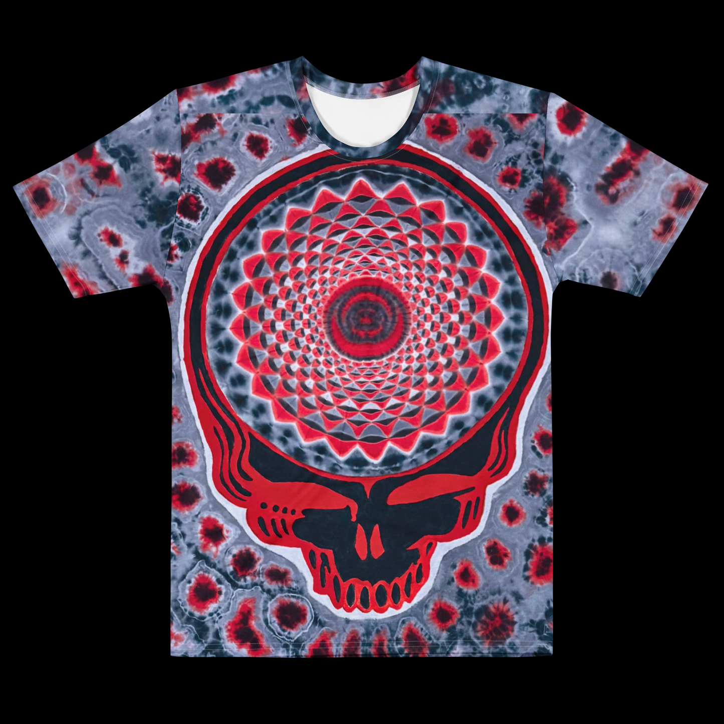 "Scarlet Ash Stealie" by Riah Cotton Print T-Shirt