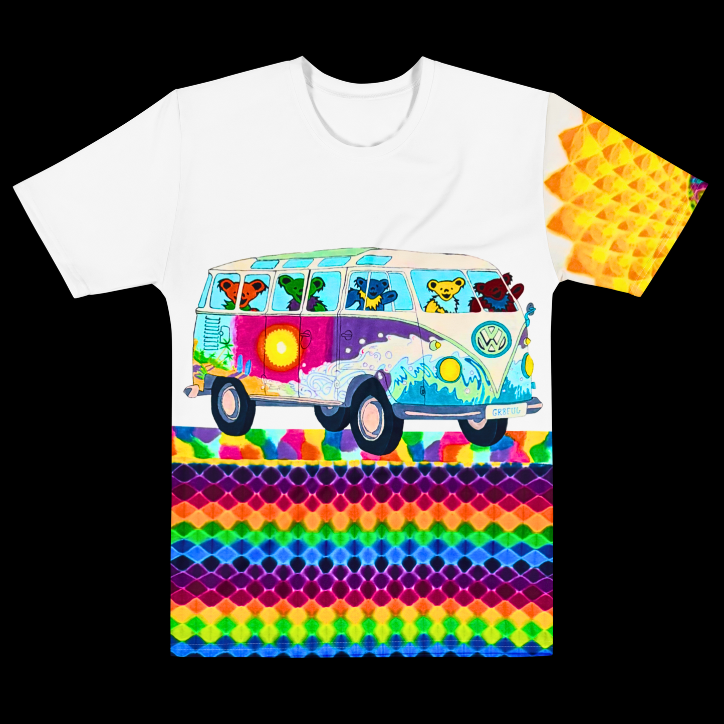 "A Grateful Day" by Riah Poly Print T-Shirt