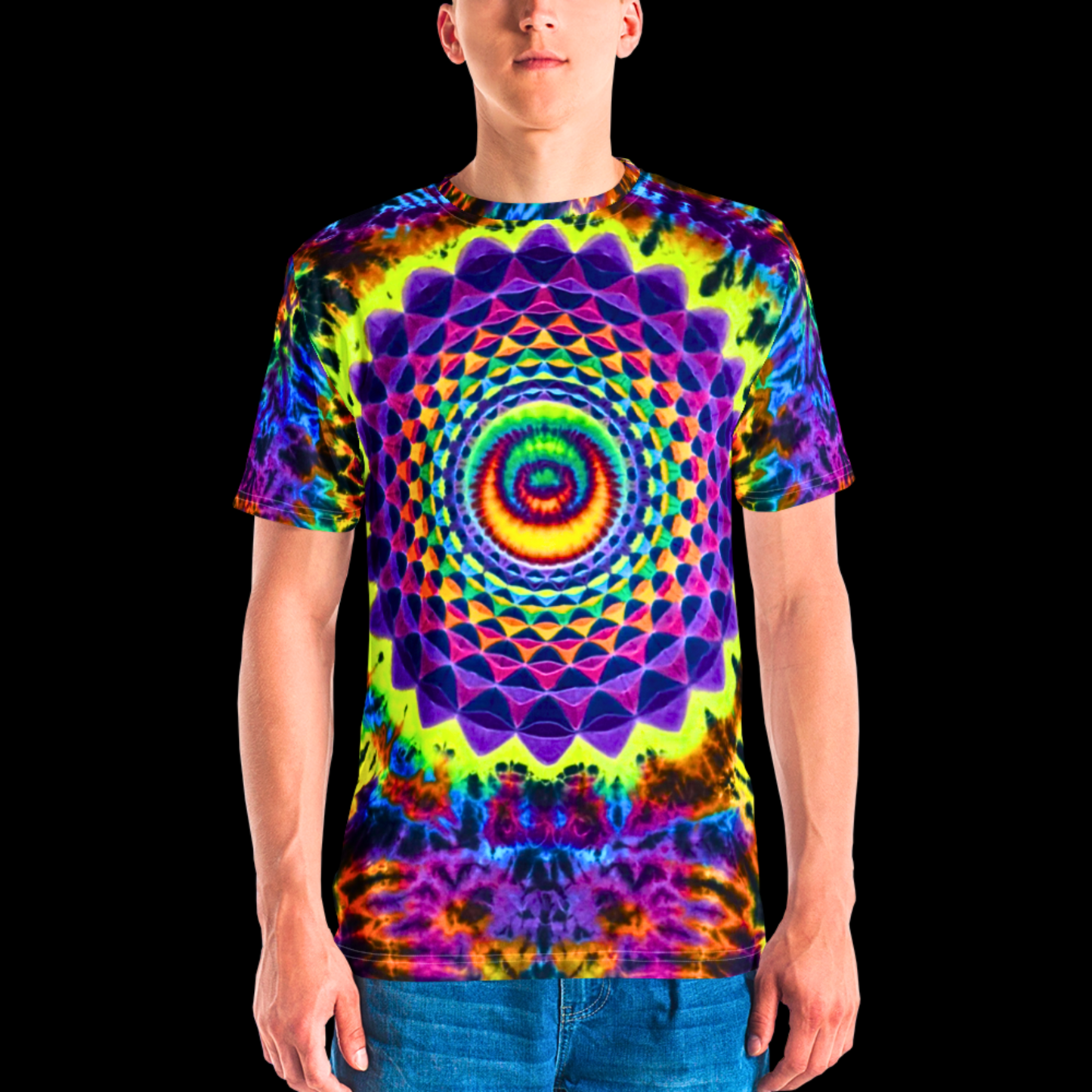 "Rainbow Haze" by Riah Poly Print