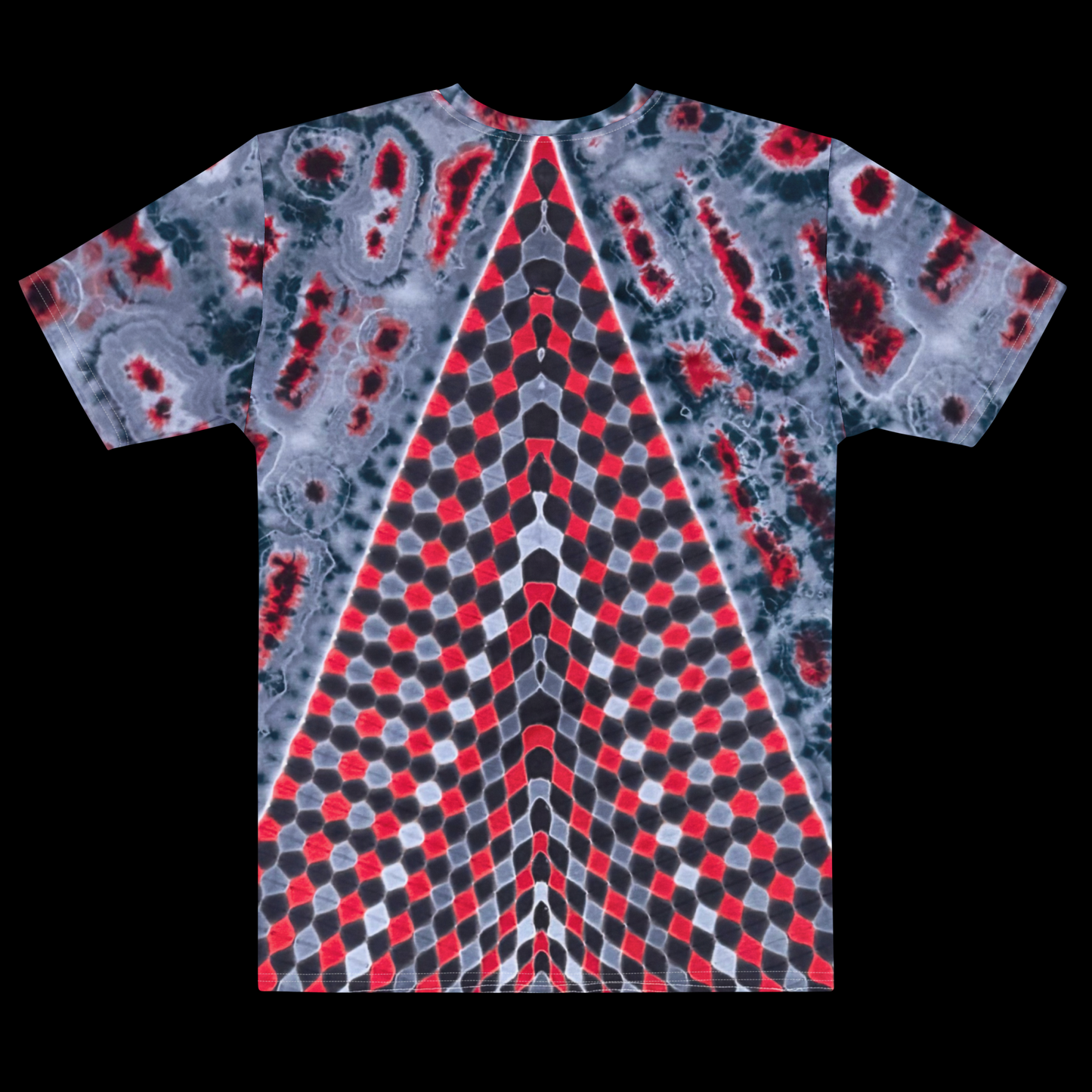 "Scarlet Ash Stealie" by Riah Cotton Print T-Shirt