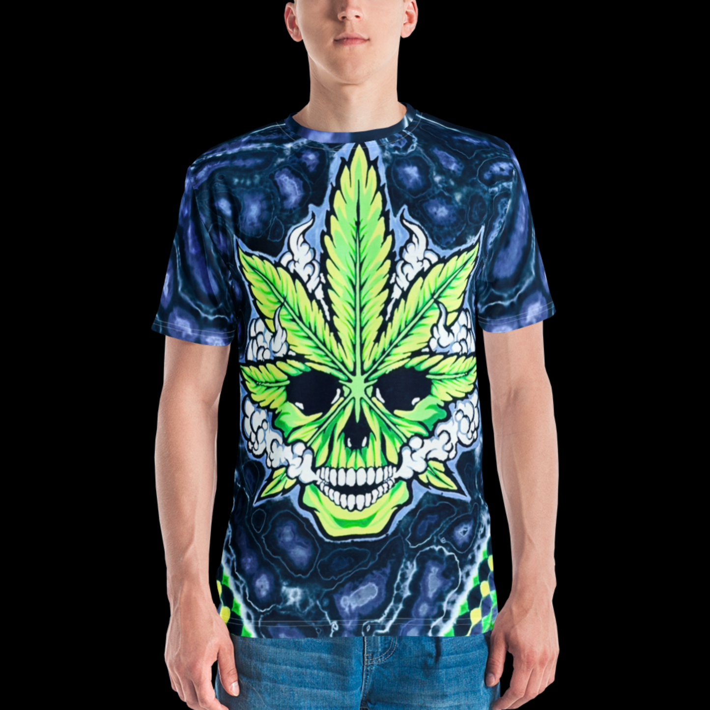 "Blaze" by Riah Cotton Print T-Shirt