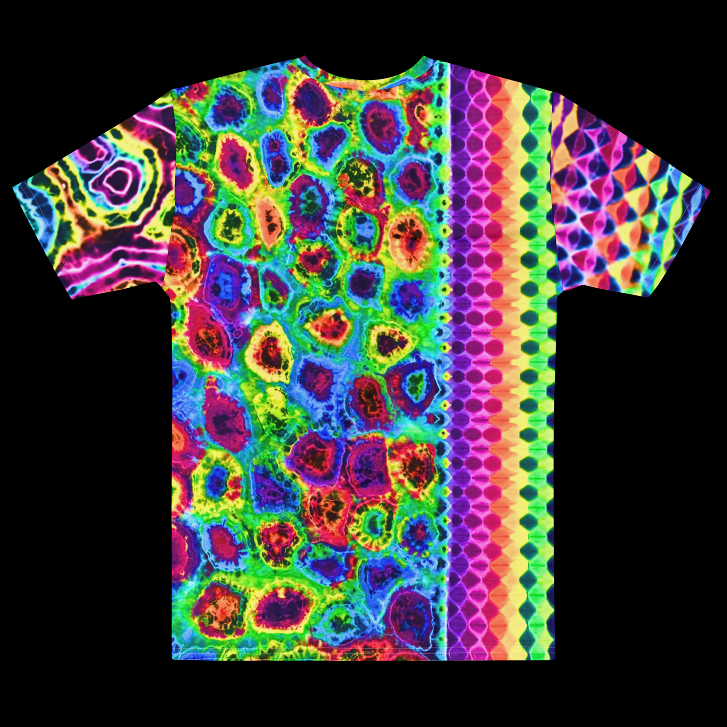 "Hypnotik Collision" by Riah Cotton Print T-Shirt