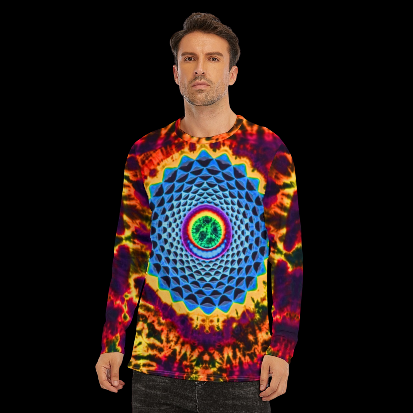 "Totem-Dala" by Riah Cotton Print Longsleeve T-Shirt