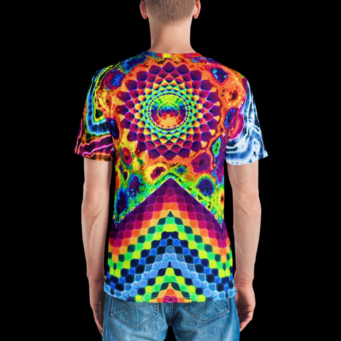 "Peaceful Dancing" by Riah Poly Print T-Shirt