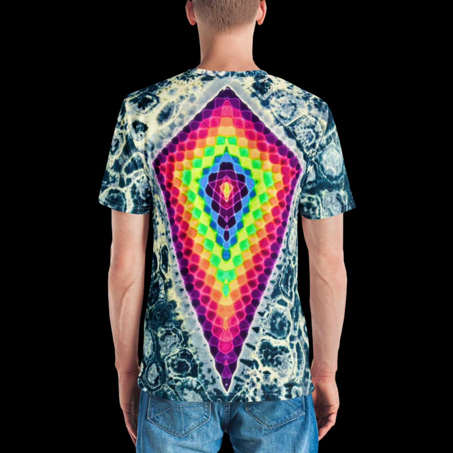 "Houston" by Riah Poly Print T-Shirt