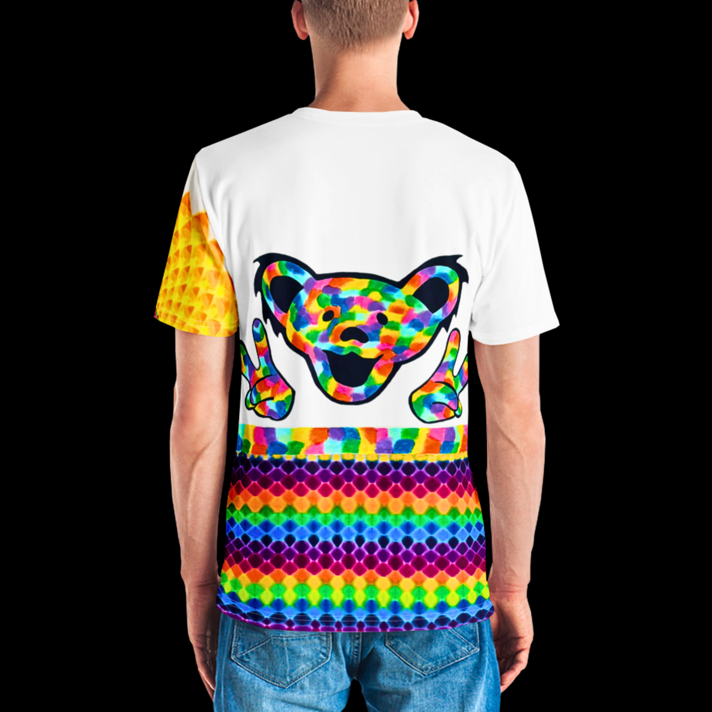 "A Grateful Day" by Riah Poly Print T-Shirt