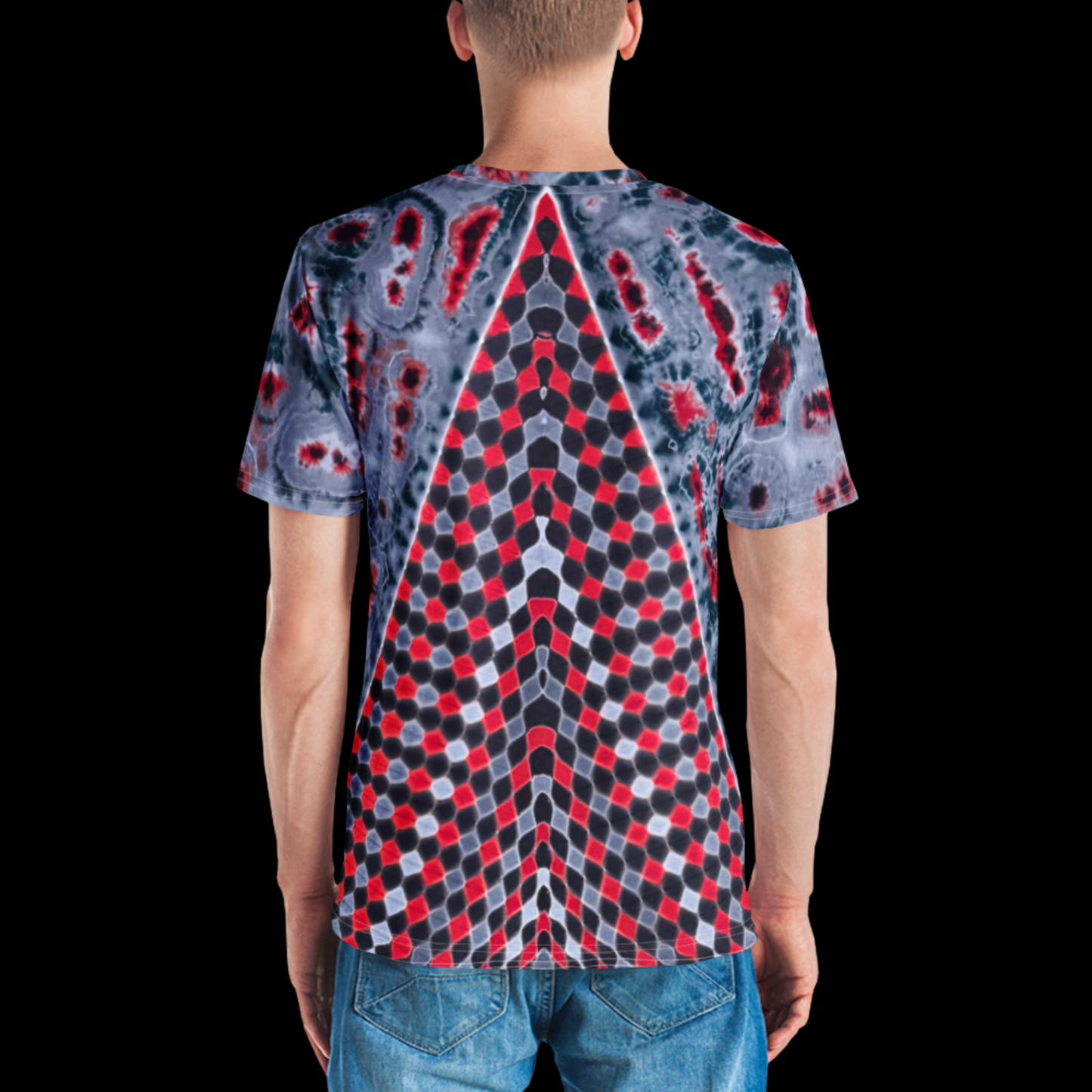 "Scarlet Ash Stealie" by Riah Cotton Print T-Shirt