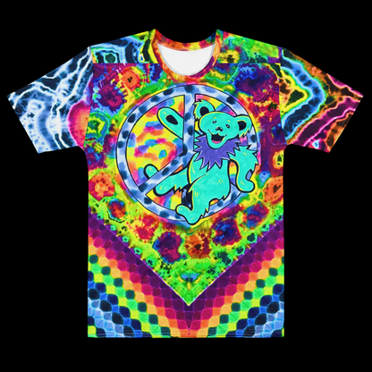 "Peaceful Dancing" by Riah Poly Print T-Shirt