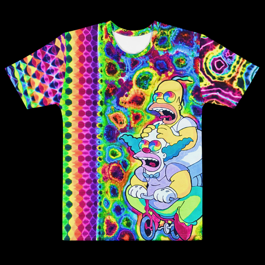 "Hypnotik Collision" Cotton Print T-Shirt