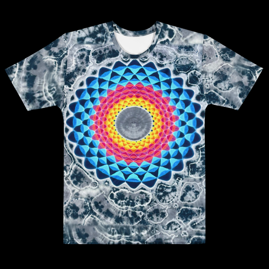 "Steal Your Waves" by Riah Cotton Print T-Shirt