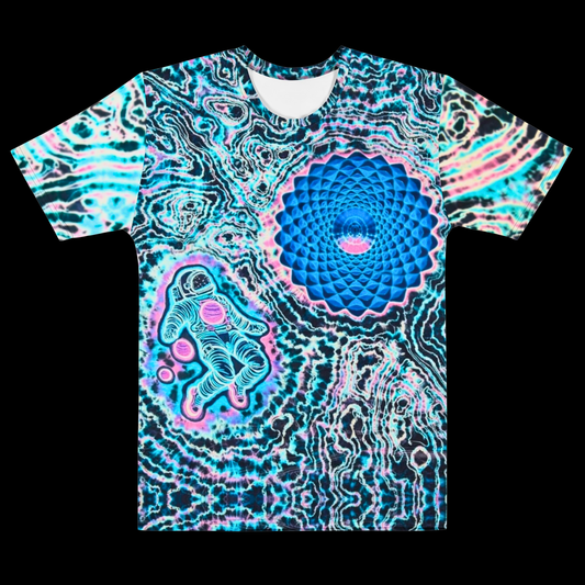 "Cosmic Wanderer" Poly Print T-Shirt