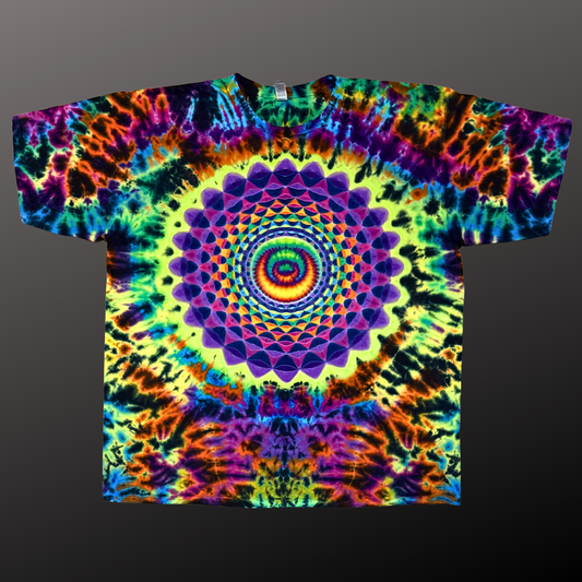 Original "Rainbow Haze" by Riah Tie Dye T-Shirt