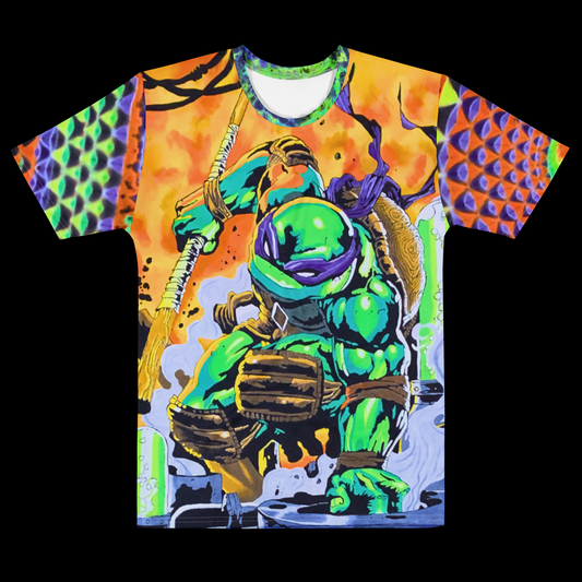 "Oh Donny" by Riah Cotton Print T-Shirt