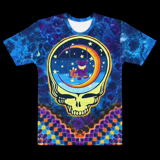 "The Grateful View" by Riah Cotton Print T-Shirt