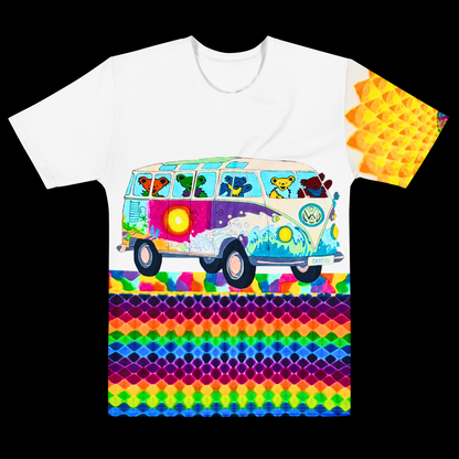 "A Grateful Day" by Riah Poly Print T-Shirt