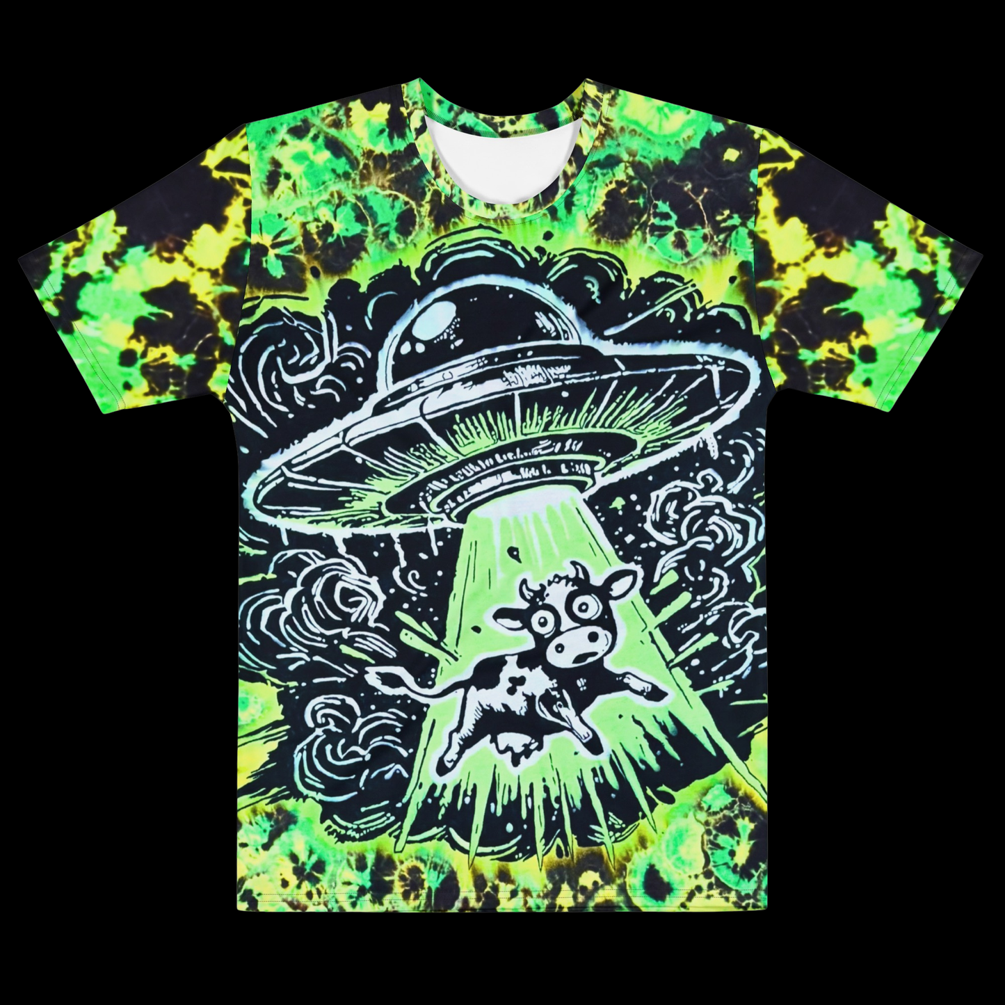 "Udder Worldly" Cotton Print T-Shirt
