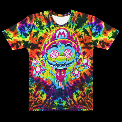 "Marios Magic Mushrooms" Poly Print T-Shirt