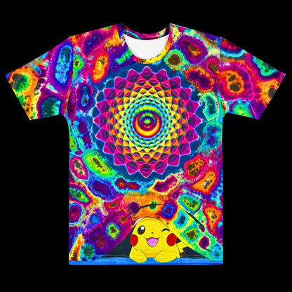 "Hide & Pika" Cotton Print T-Shirt