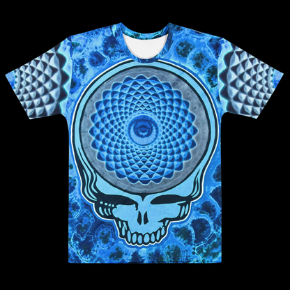 "Sapphire Stealie" Cotton Print T-Shirt