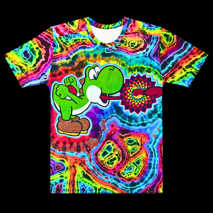 "Yoshis Yummy Yantra" Poly Print T-Shirt