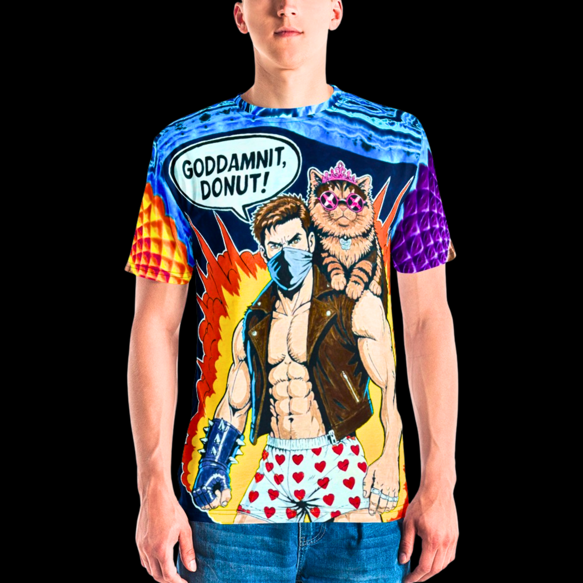 "Dungeon Crawler Carl" Poly Print T-Shirt