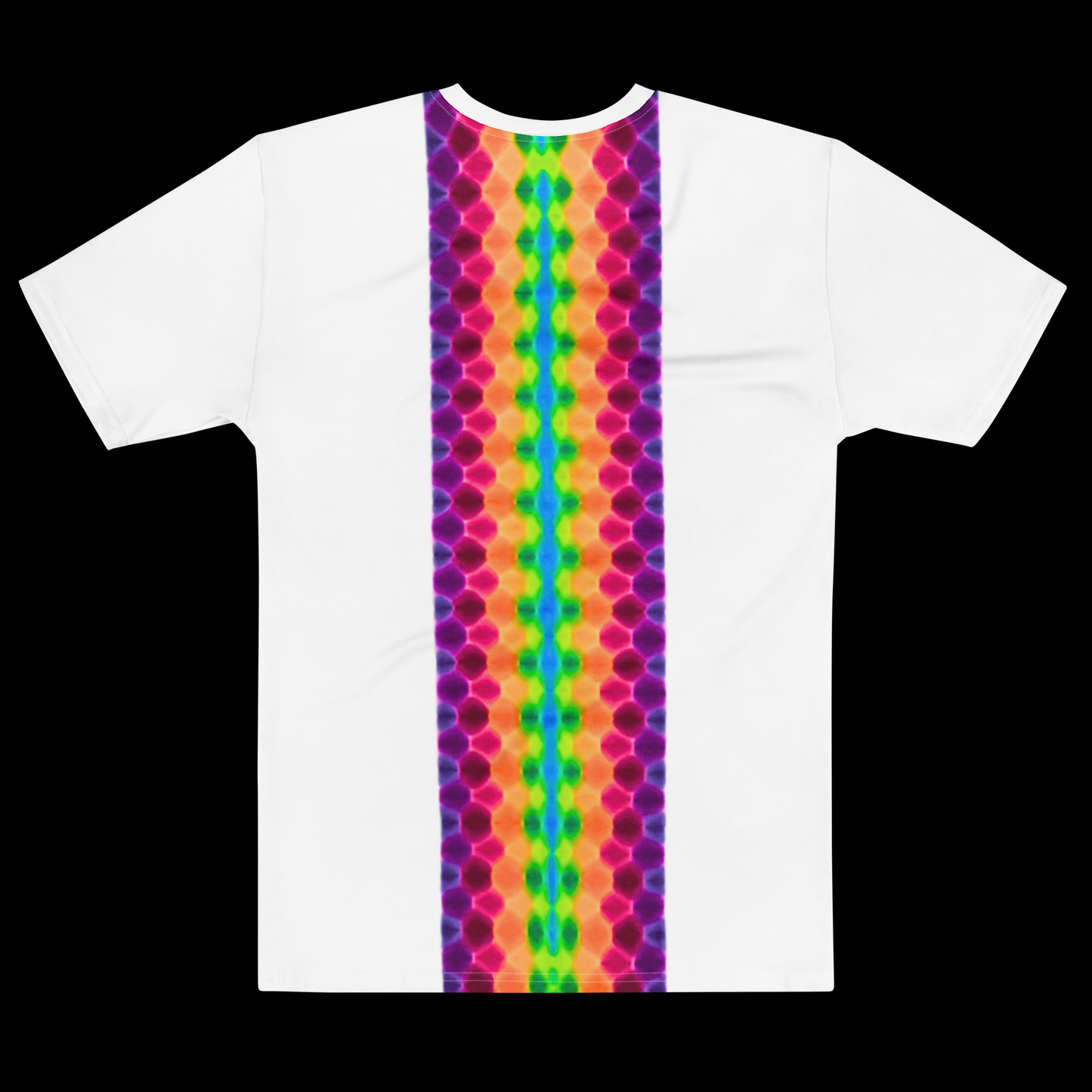 "Whiteout Rainbow" by Riah Poly Print T-Shirt