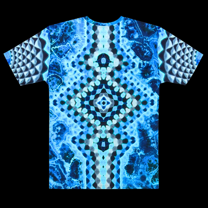 "Sapphire Stealie" Cotton Print T-Shirt (NOT HAND TIED AND DYED)