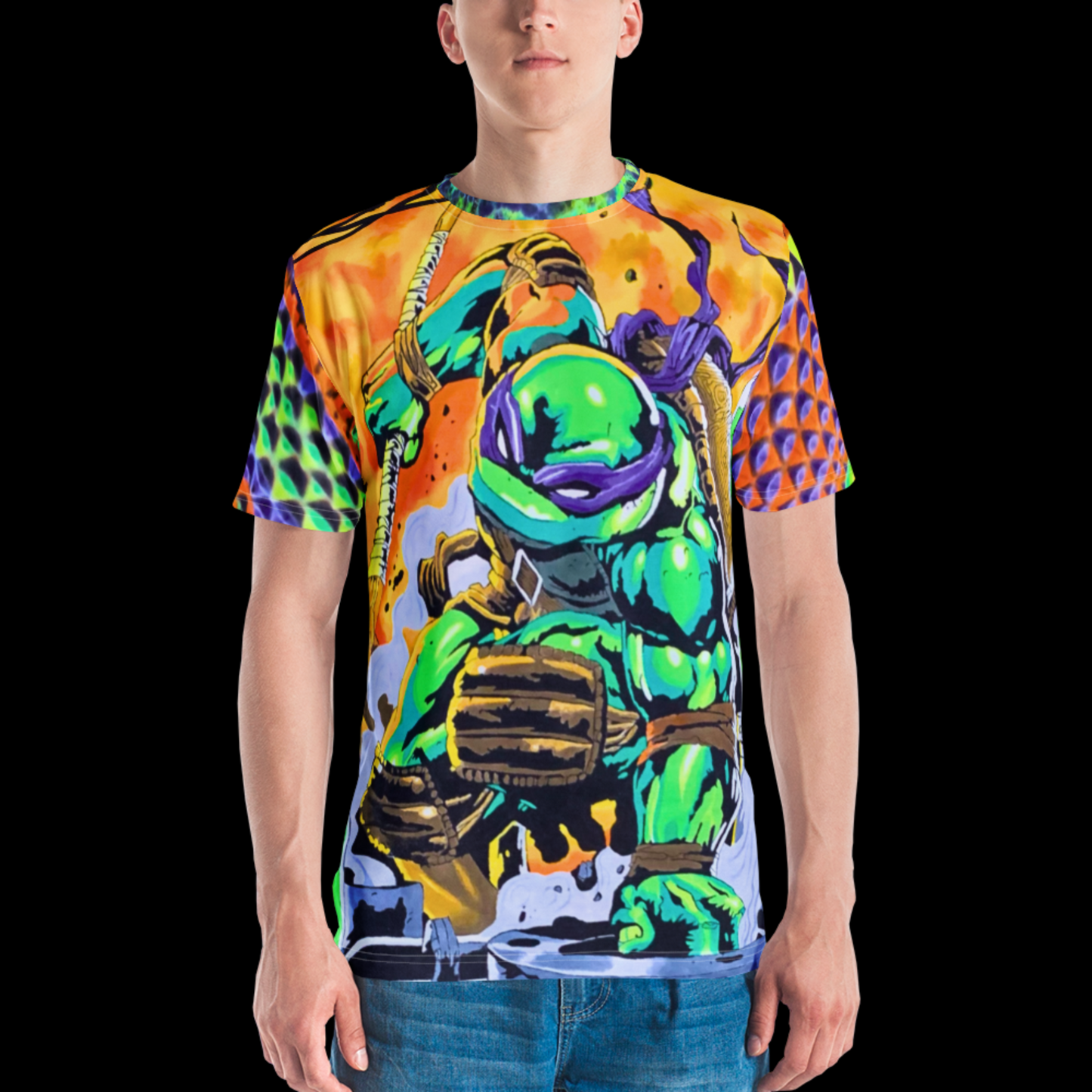"Oh Donny" by Riah Cotton Print T-Shirt