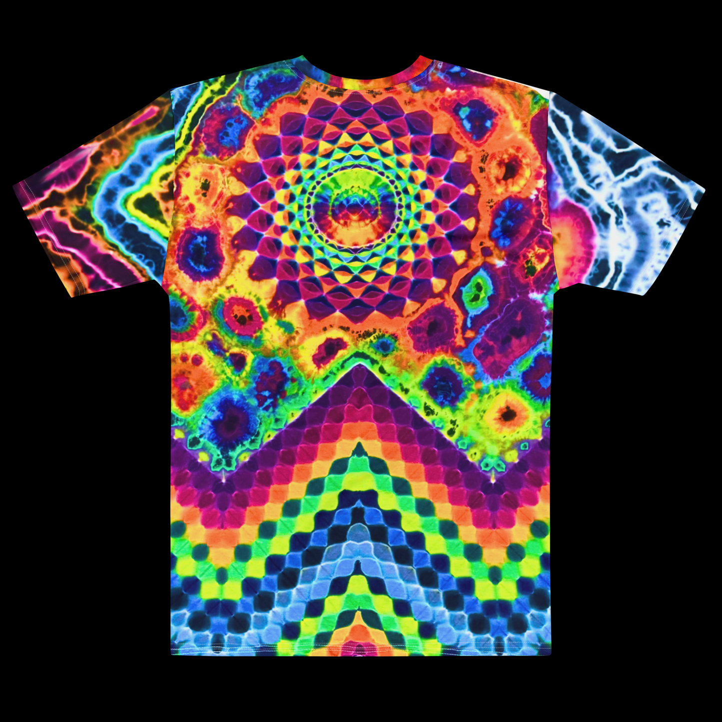 "Peaceful Dancing" by Riah Poly Print T-Shirt
