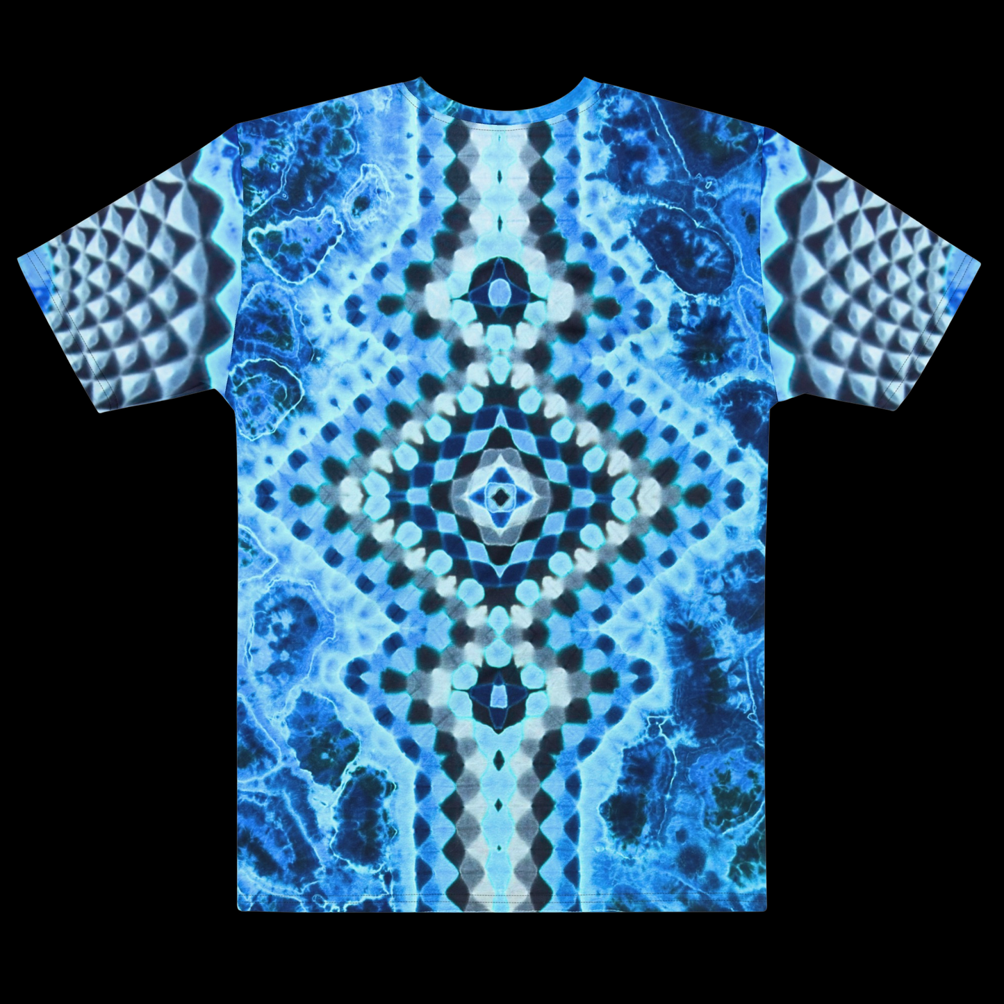 "Sapphire Stealie" Cotton Print T-Shirt