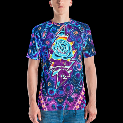 "Winterland Bloom" Poly Print T-Shirt