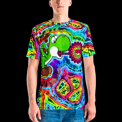 "Yoshis Yummy Yantra" Poly Print T-Shirt