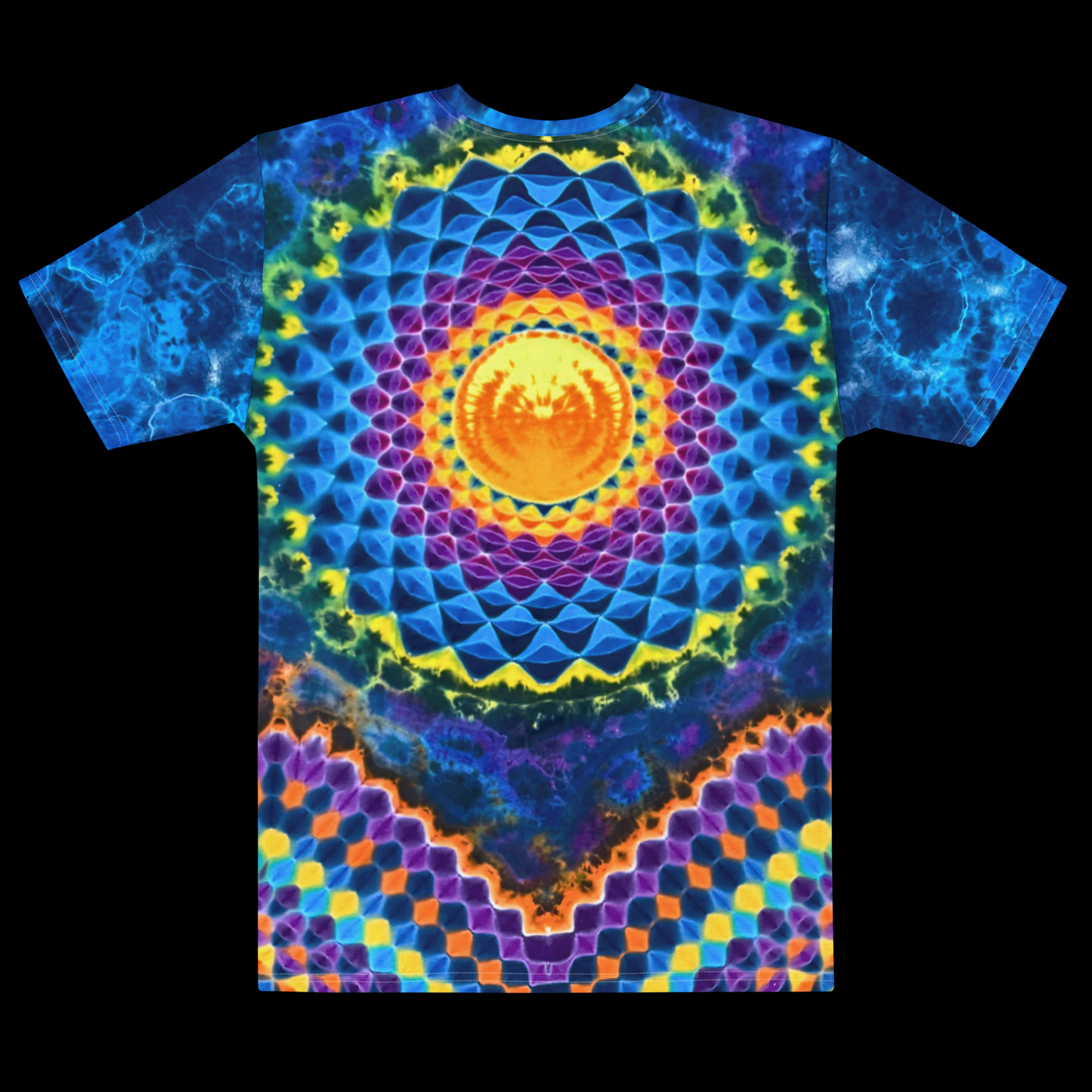 "The Grateful View" by Riah Cotton Print T-Shirt