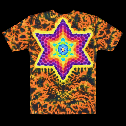 "Fireball" by Riah Cotton Print T-Shirt