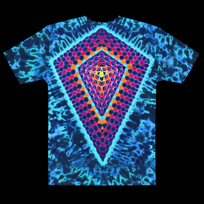 "Bermuda Breeze" by Riah Poly Print T-Shirt