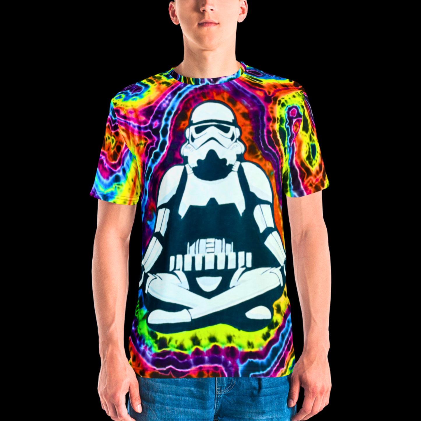 "Zen Trooper" Poly Print T-Shirt