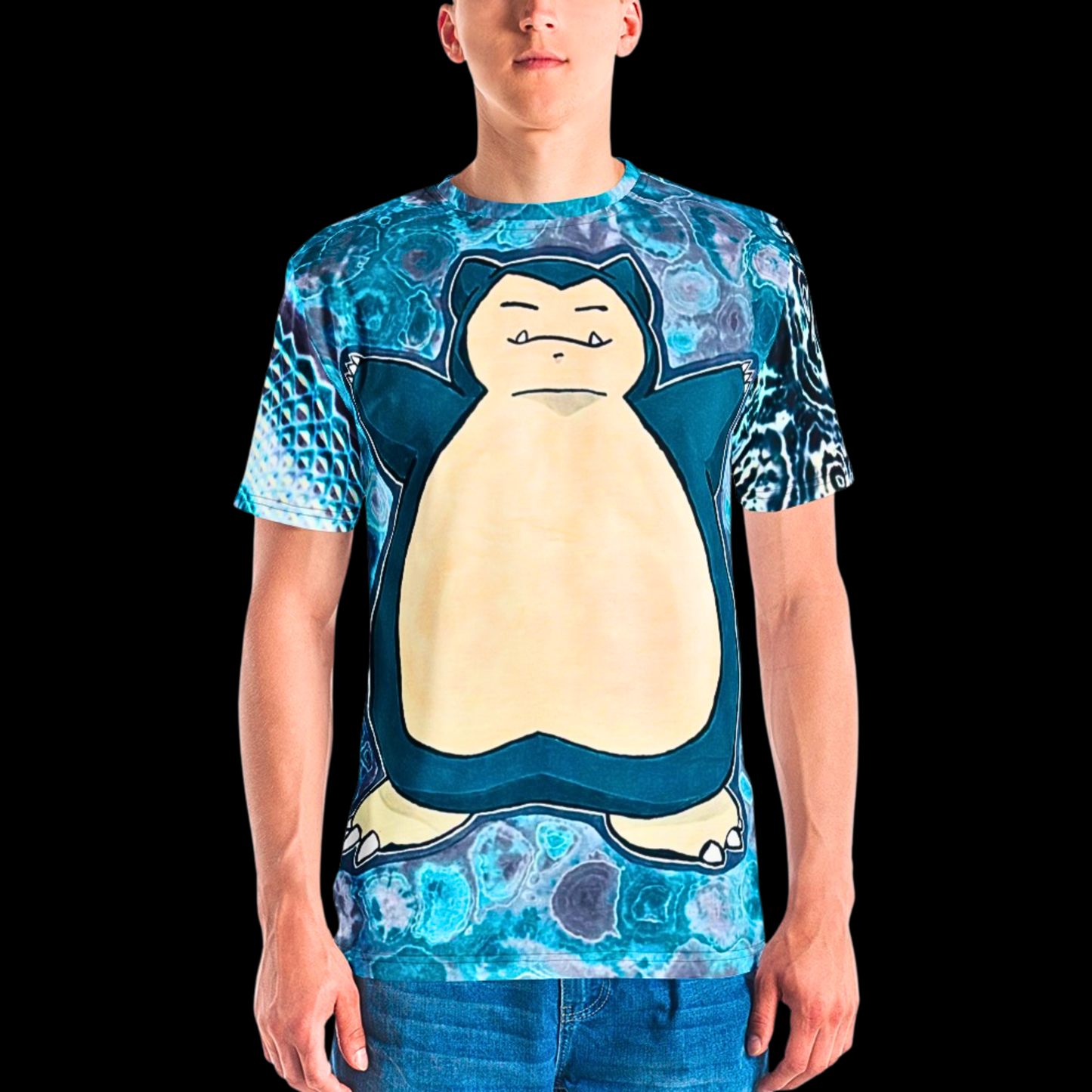 "Battle Champion" Cotton Print T-Shirt (NOT HAND TIED AND DYED)