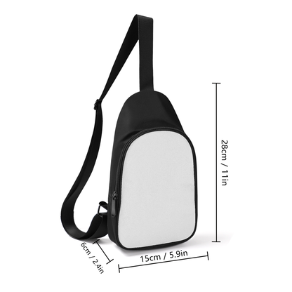 "Neon Night Hopper" Print Chest Bag