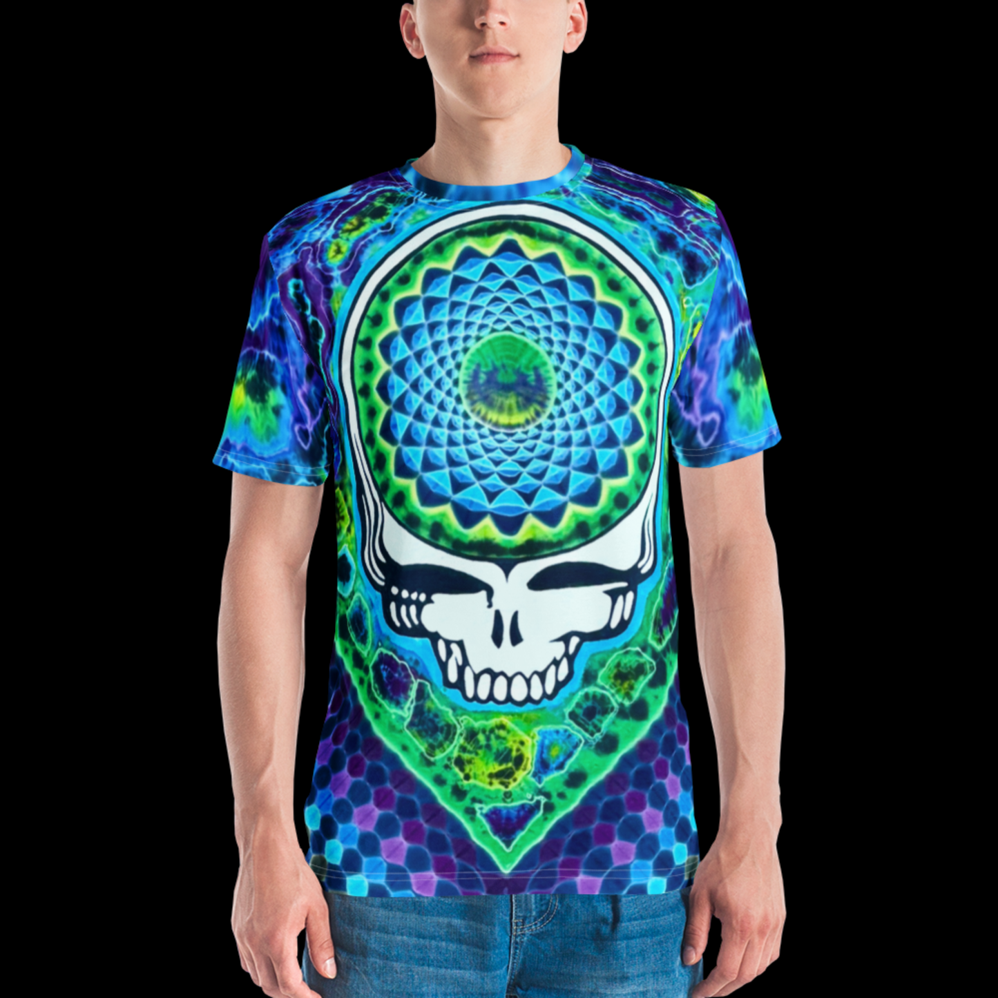 "Stealie Heater" Poly Print T-Shirt