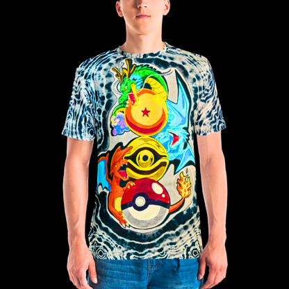 "Summoned Sovereigns" Cotton Print T-Shirt