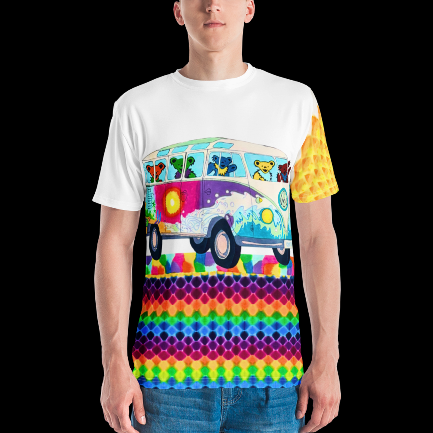 "A Grateful Day" Cotton Print T-Shirt