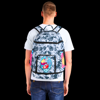 "Steal Your Waves" Multifunctional Print Backpack