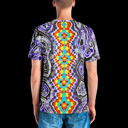 "Nebula Roger" Cotton Print T-Shirt