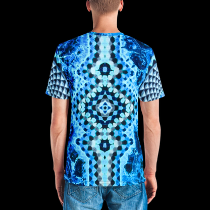 "Sapphire Stealie" Cotton Print T-Shirt (NOT HAND TIED AND DYED)