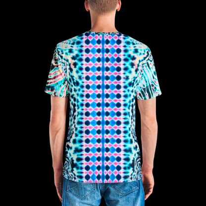 "Cosmic Wanderer" Cotton Print T-Shirt