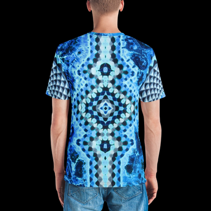 "Sapphire Stealie" Cotton Print T-Shirt