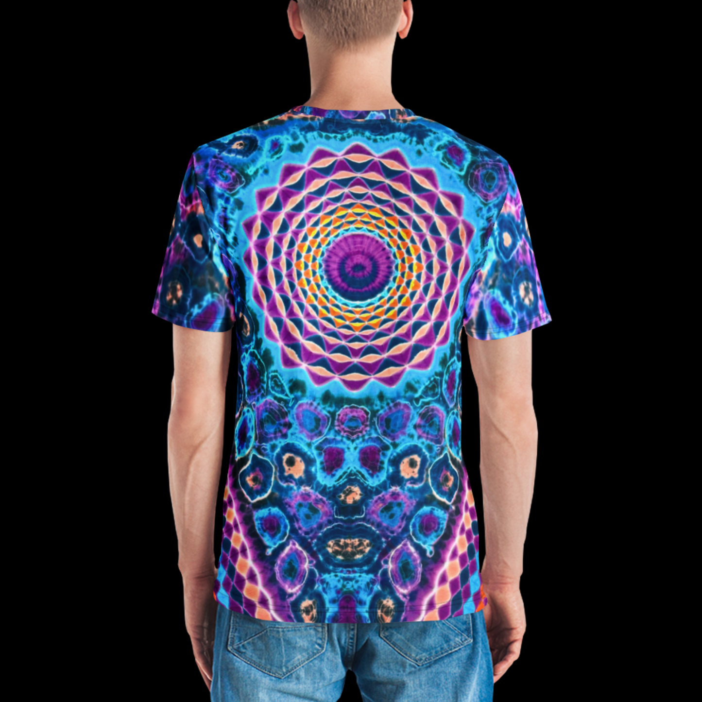"Winterland Bloom" Poly Print T-Shirt