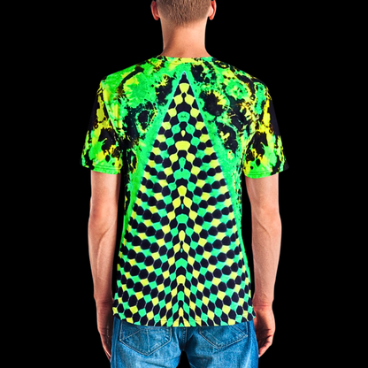 "Udder Worldly" Cotton Print T-Shirt (NOT HAND TIED AND DYED)