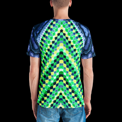 "Blaze" by Riah Cotton Print T-Shirt